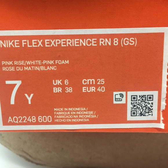 NIKE FLEX EXPERIENCE RN 8 (GS) pink rise/whit-pink - Picture 16 of 16
